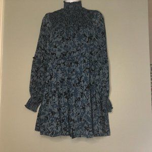 Olivaceous Smocked Dress